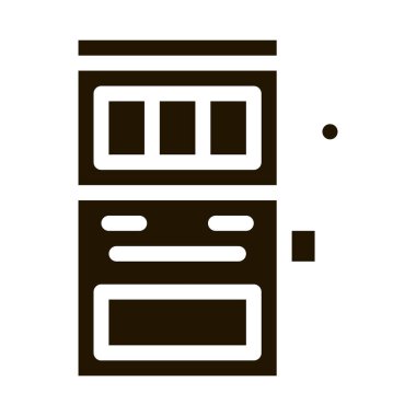 Slot Makinesi Simgesi Vektör Çizimi