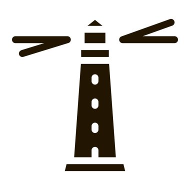 Fener Feneri Simgesi Vektör Çizimi