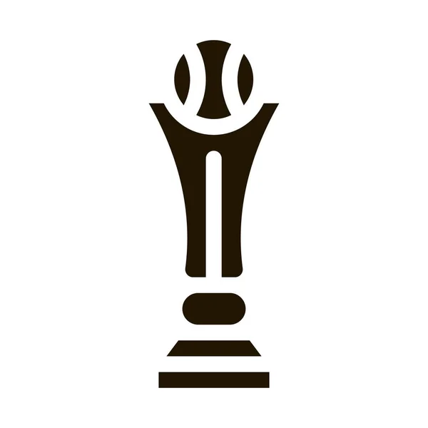 Coupe du championnat Icône Illustration vectorielle Glyphe — Image vectorielle