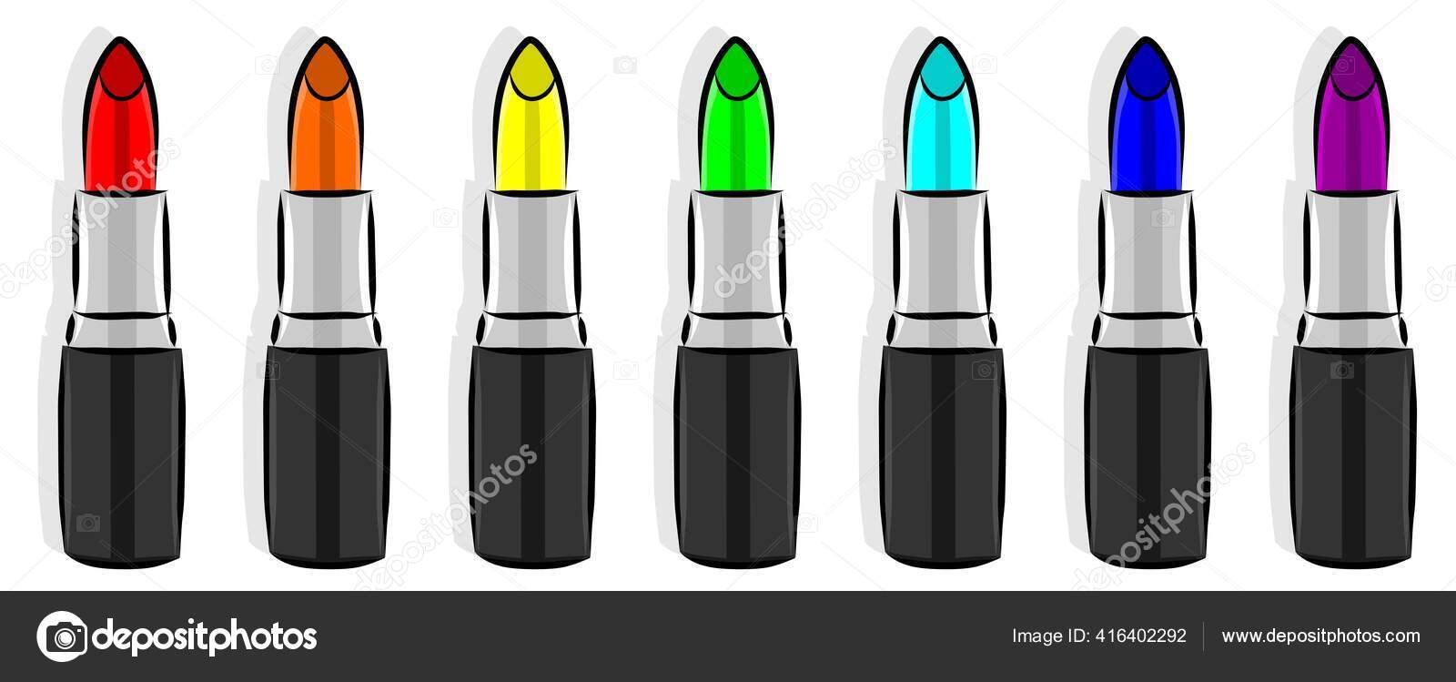 rainbow lipstick set