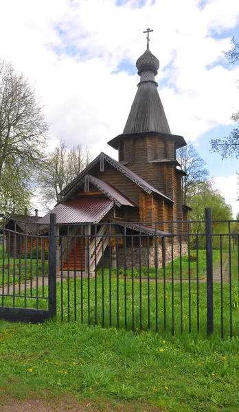 Igreja Basílio Magno Foi Construído 2003 Aldeia Zvenchatka Bielorrússia — Fotografia de Stock