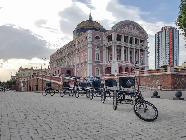 Zdjęcia Amazonas Theater Środkowym Manaus — Zdjęcie stockowe