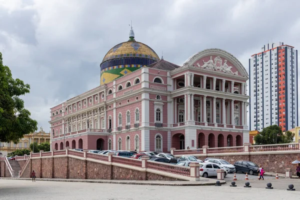 Zdjęcia Amazonas Theater Środkowym Manaus — Zdjęcie stockowe