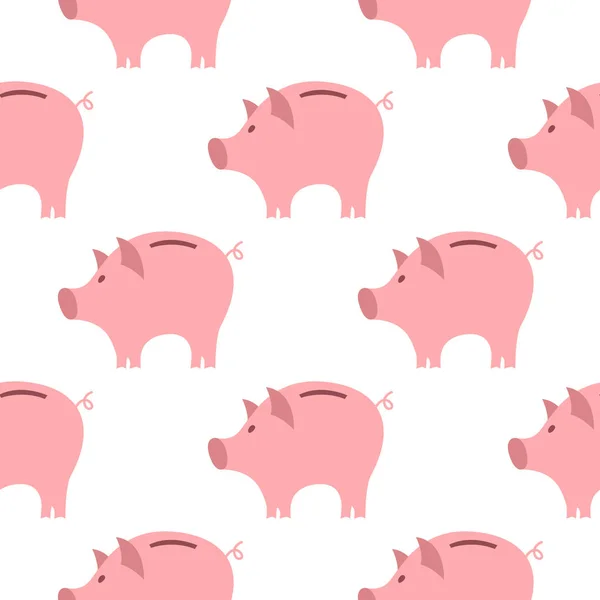 Piggy Bank Seamless Pattern Puede Utilizar Para Fondo Pantalla Relleno Ilustraciones De Stock Sin Royalties Gratis
