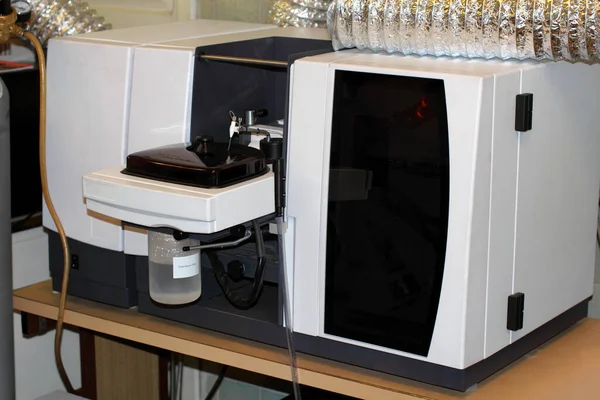 Equipment for testing samples in the environmental laboratory. Conducting chemical and biological analyses, image tests. Devices for environmental engineers to check soil, water and air samples.