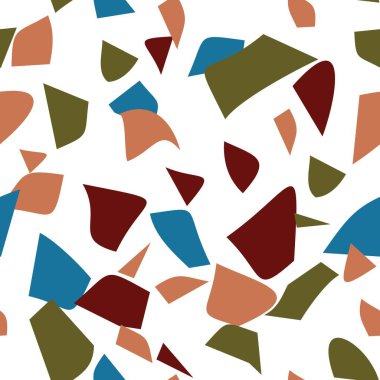 Terrazzo her türlü yüzey için pürüzsüz desen.