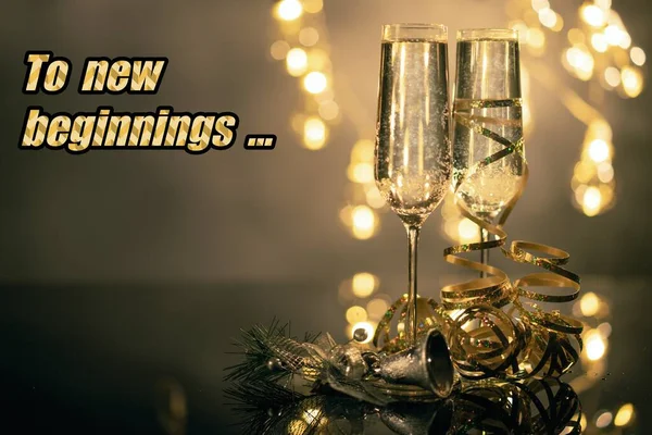 Positive To new beginnings message for Christmas 2020 with pandemic. High quality photo