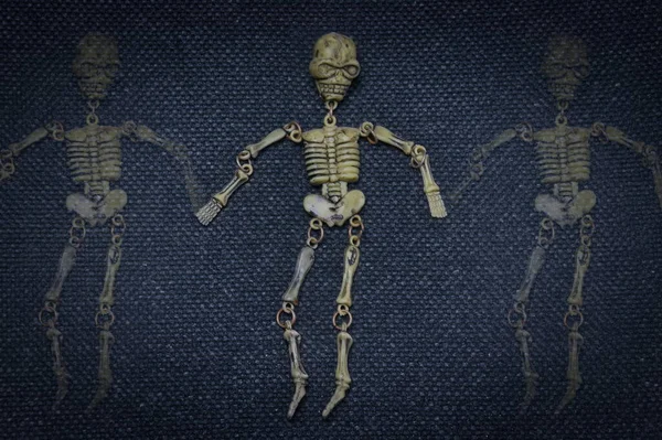 Eng Het Skelet Een Klassieker Die Origineel Probeerde Maken Met — Stockfoto