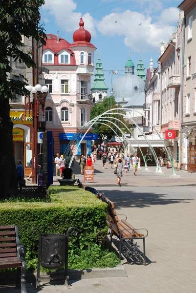 Sahaidachny Street Ternopil Ukraine May 2018 — Stock Photo, Image