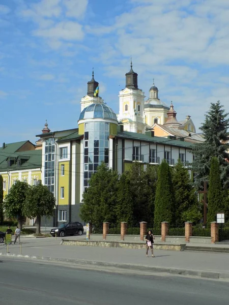 Shevchenko Street Kremenets Ternopil Régió Ukrajna — Stock Fotó