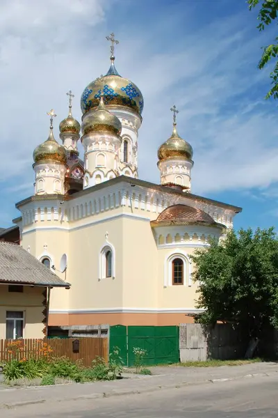 Kostel Povýšení Svatého Kříže Městě Brody Lvov Ukrajina — Stock fotografie