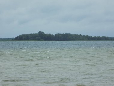 Lake Svitiaz Volyn bölgesi. Ukrayna