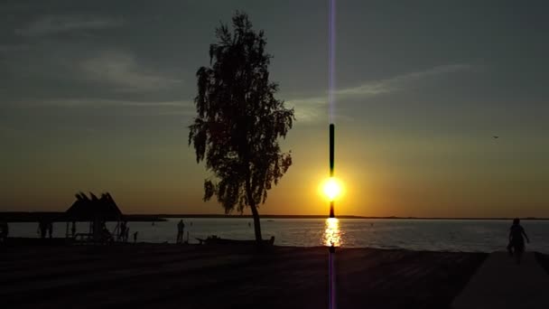 Jezioro Świtaź Wołyński Ukraina — Wideo stockowe