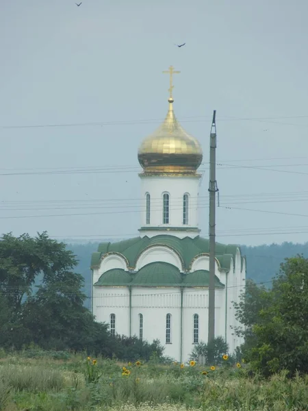 Die Einfachheit Und Größe Der Orthodoxen Kirche — Stockfoto