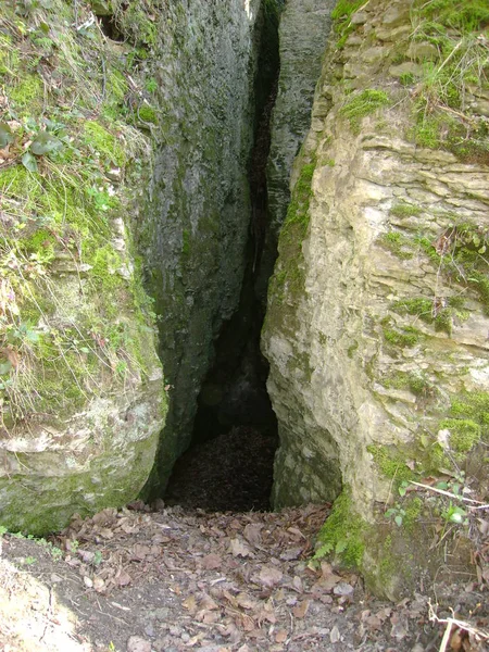 Klippig Grund Bergssluttning — Stockfoto