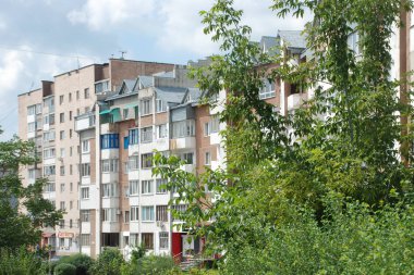 Şehir Ternopil.Ukraine eteklerinde