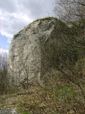 Rocky, sığ, dağ yamacı