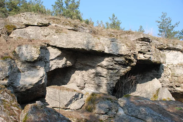 Rocheux Peu Profond Pente Montagne — Photo