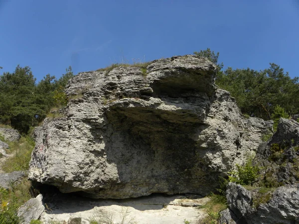 Klippig Grund Bergssluttning — Stockfoto