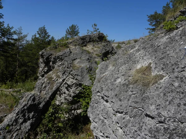 Rocheux Peu Profond Pente Montagne — Photo