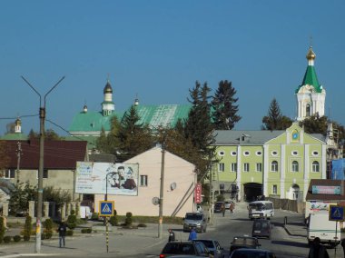 Shevchenko sokağa Kremenets, Ternopil bölgesi. Ukrayna.