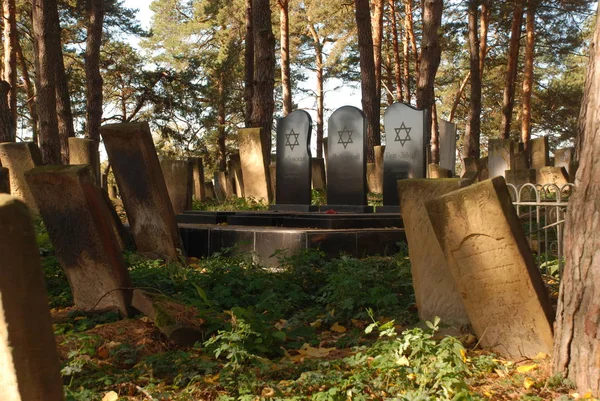 Vecchio Cimitero Ebraico Nella Città Slavuta Nella Regione Khmelnytsky Ucraina — Foto Stock