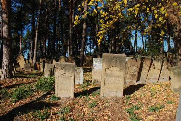 Antiguo Cementerio Judío Ciudad Slavuta Región Khmelnytsky Ucrania —  Fotos de Stock