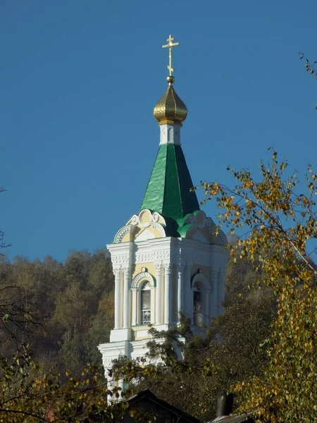 Hres Cúpula Dorada Las Iglesias Ortodoxas — Foto de Stock