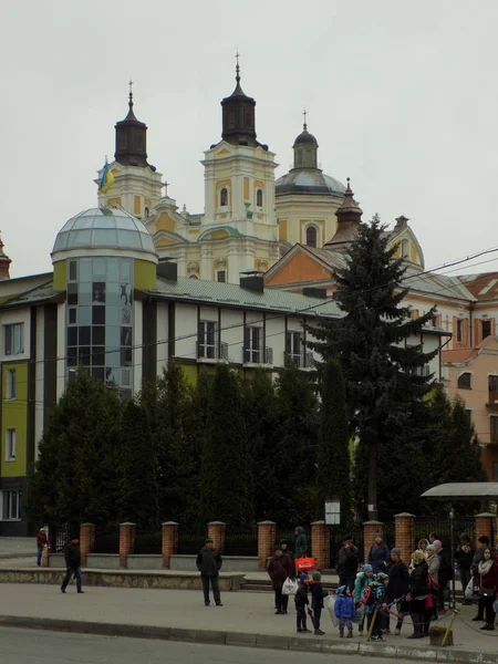 Shevchenko Street Kremenets Ternopil Região Ucrânia — Fotografia de Stock