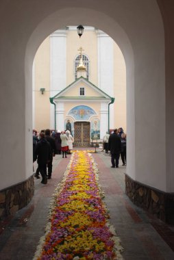 Epiphany Monastery.November 2018 bina Monashesky taht Bayramı sırasında
