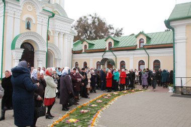 Dini geçit töreninde Epiphany Monastery.November 2018 bina Monasheskyy