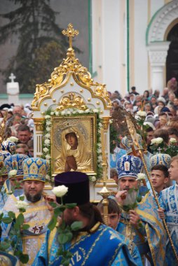 Dini geçit töreninde Epiphany Monastery.November 2018 bina Monasheskyy