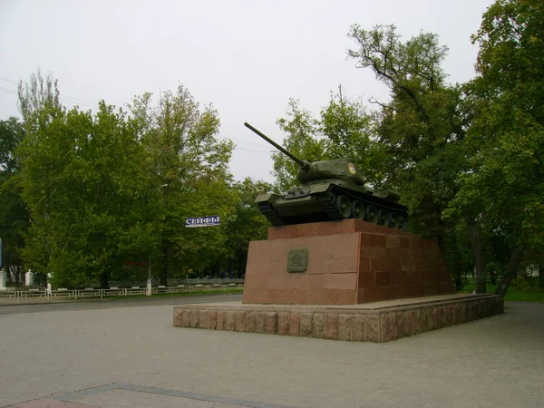 Monumento Soldados Libertadores Kherson — Fotografia de Stock