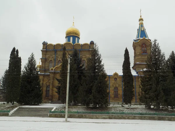 Svyatopokrovska Полк Церква Кременецях — стокове фото