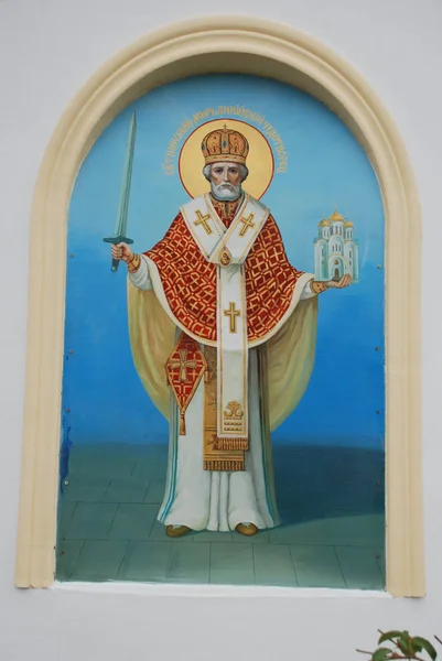 Икона Николаевского Богоявленского Монастыря — стоковое фото