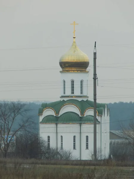 Eenvoud Grootsheid Van Orthodoxe Kerk — Stockfoto