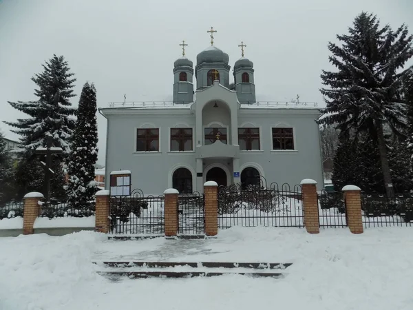 Εκκλησία Dome Lutheran Στο Kremenets — Φωτογραφία Αρχείου