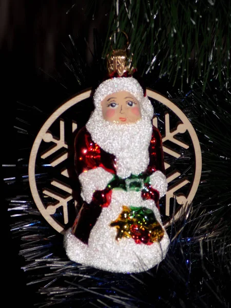 New Year Christmas Decoration Santa Claus — Stock Photo, Image