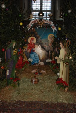 Manastırda Noel beşiği 