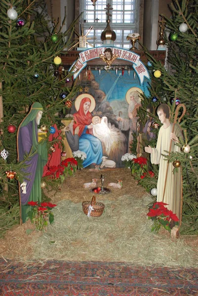 Manastırda Noel beşiği 