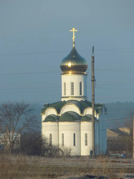 Simplicity Grandeur Orthodox Church — Stock Photo, Image