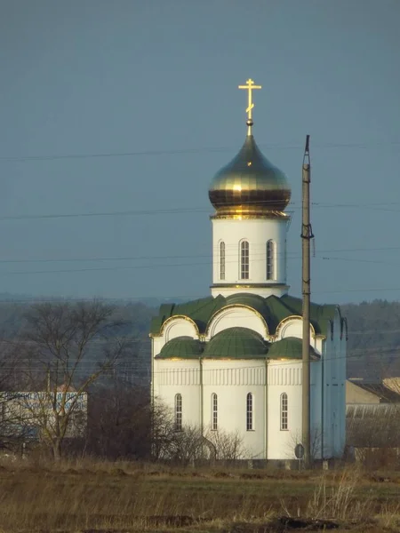 Die Einfachheit Und Größe Der Orthodoxen Kirche — Stockfoto