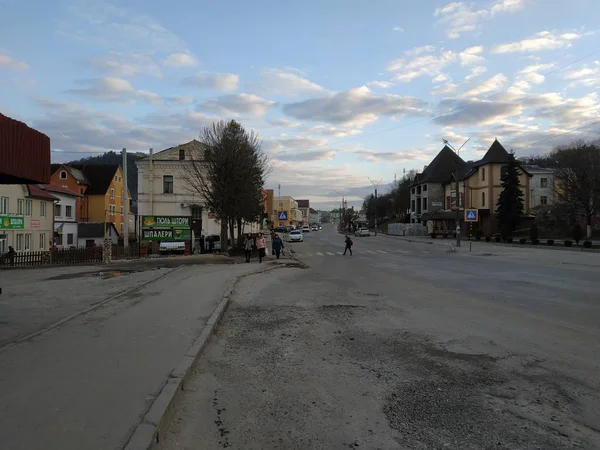 Shevchenko Street Kremenets Ternopil Régió Ukrajna — Stock Fotó