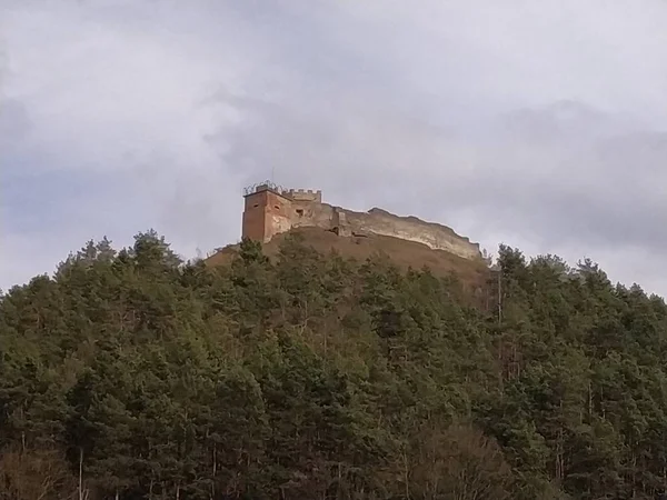 Vue Générale Colline Château — Photo