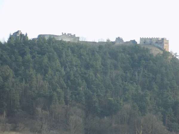 Vue Générale Colline Château — Photo