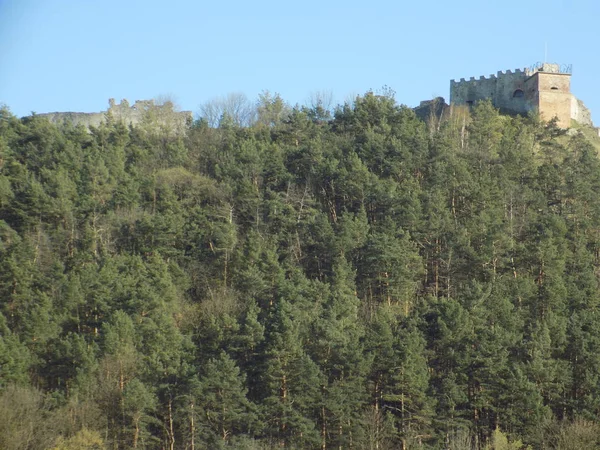 Vue Générale Colline Château — Photo