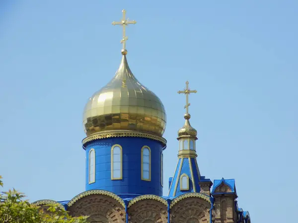 Hres Dôme Des Églises Orthodoxes — Photo