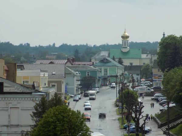 Shevchenko Street Kremenci Ternopilské Oblasti Ukrajina — Stock fotografie