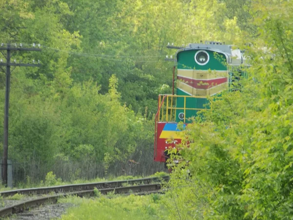 Locomotiva Diesel Chimera Chme3 Locomotiva Diesel Cecoslovacca Con Trasmissione Elettrica — Foto Stock