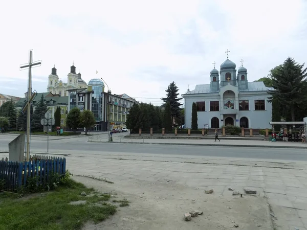 Shevchenko Sokağa Kremenets Ternopil Bölgesi Ukrayna — Stok fotoğraf